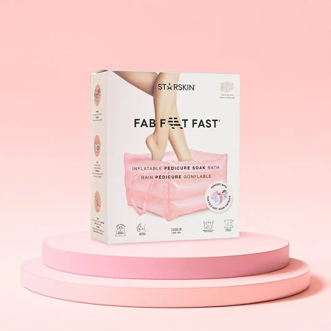 Starskin Fab Feet Opblaasbaar Voetenbad - Roze