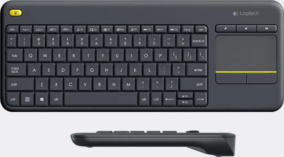 Logitech K400 Plus Draadloos Toetsenbord - Zwart - afbeelding 6 van 6