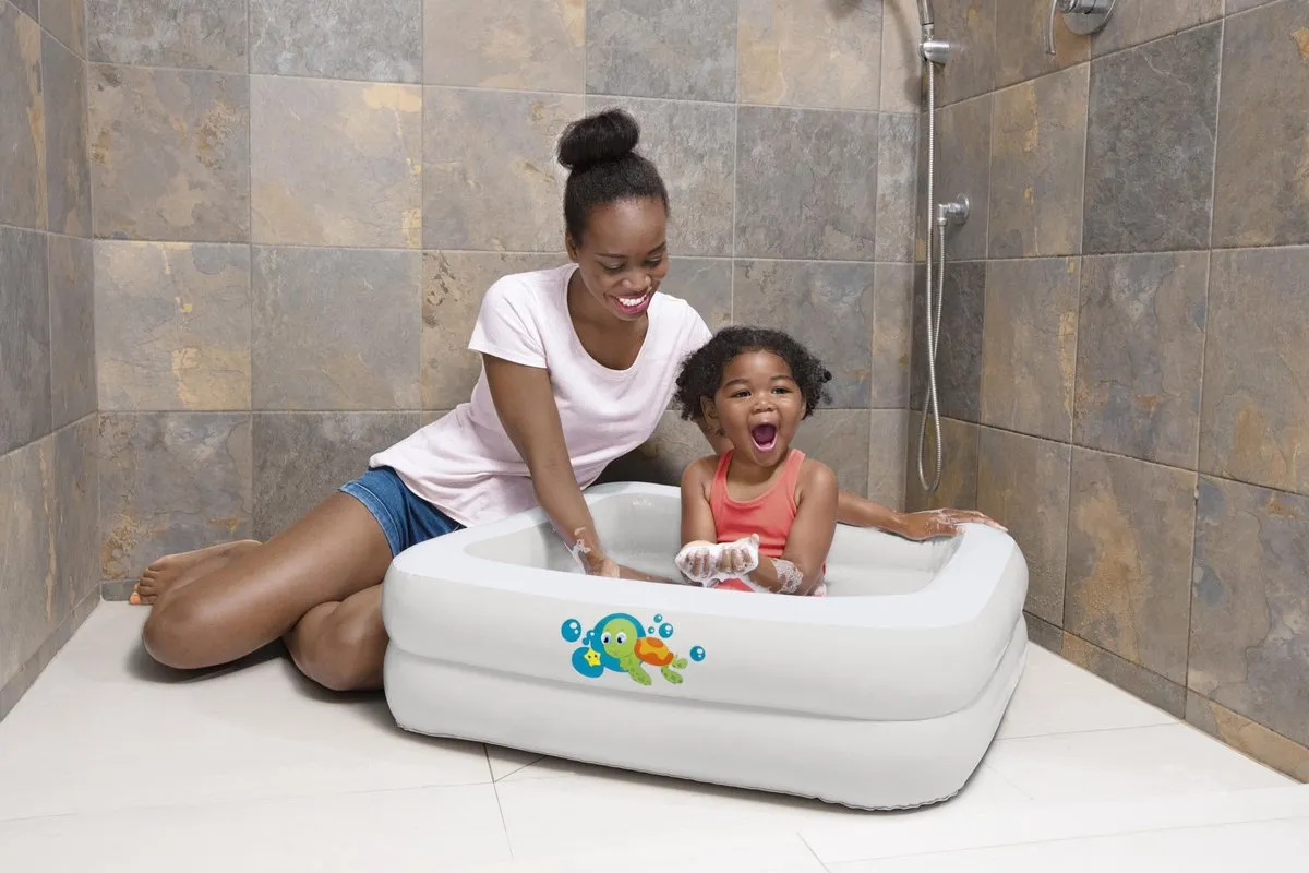 Bestway Babyzwembad 86x86x25cm - 177.5L - Wit