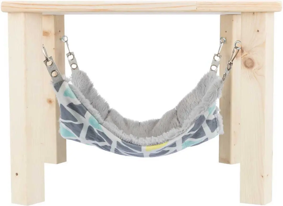 Trixie Schuilplaats met Hangmat Sunny - 37x37x29cm - Grijs