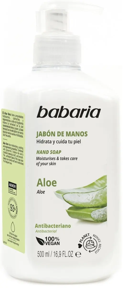 Babaria Liquid Handzeep Aloë Vera 500ml