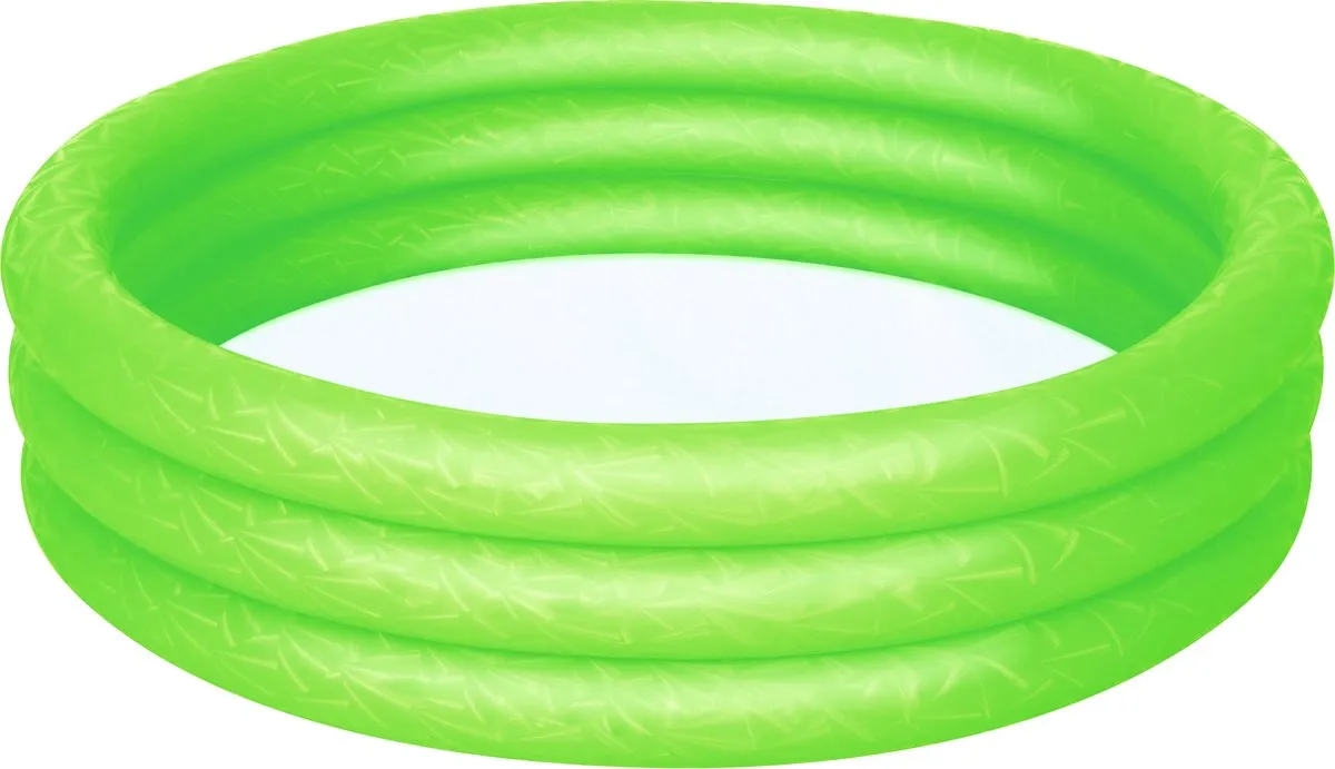 Bestway Pool Farbl. 30487 - 102x25cm - Blauw/Groen/Rood