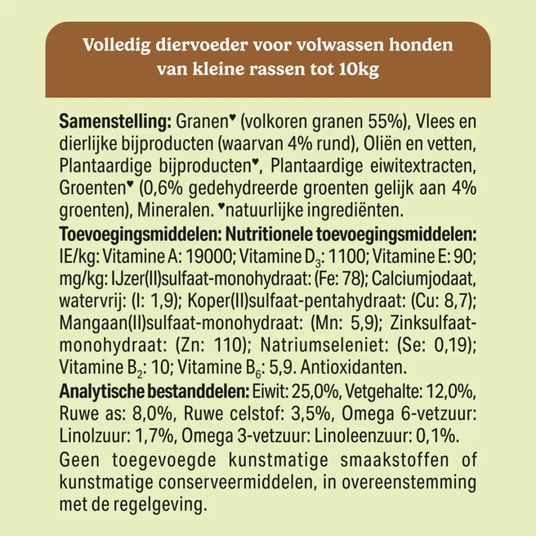 Bonzo Mini Menu Rund 1,5kg