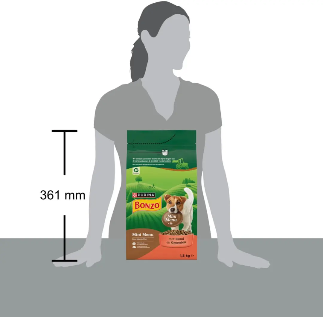 Bonzo Mini Menu Rund 1,5kg
