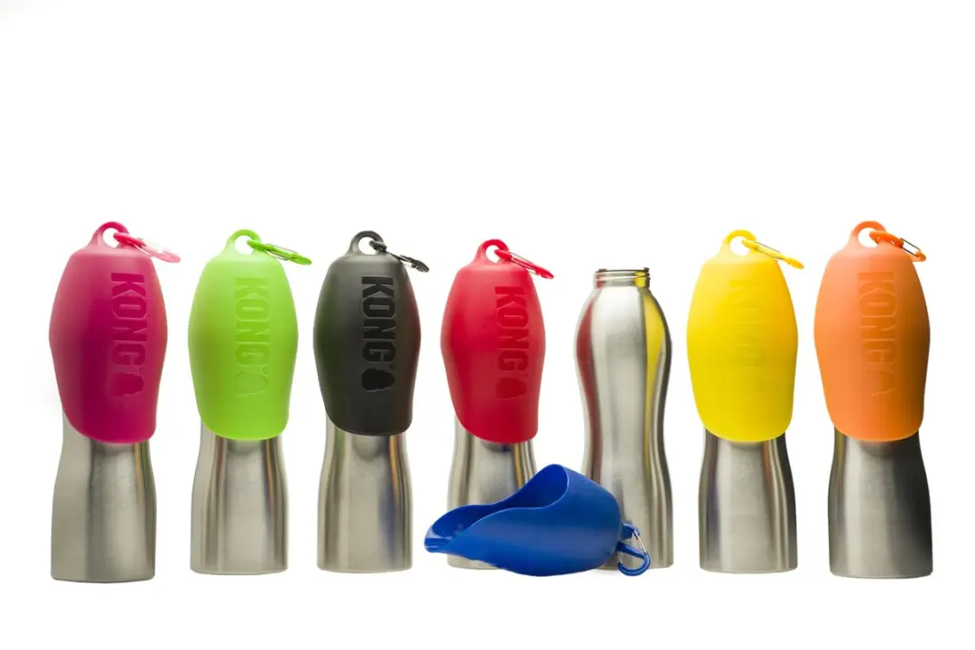 KONG H2O Roestvrijstalen Waterfles 0,75L - Zwart