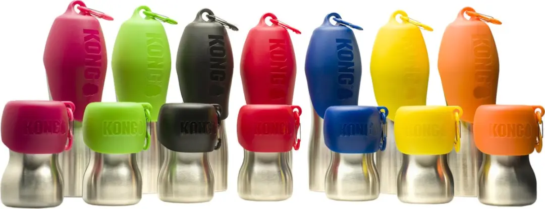 KONG H2O Roestvrijstalen Waterfles 0,75L - Zwart