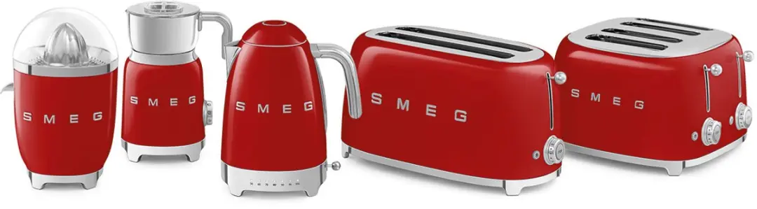 Smeg Citruspers CLF01RDEU - 70W - Rood