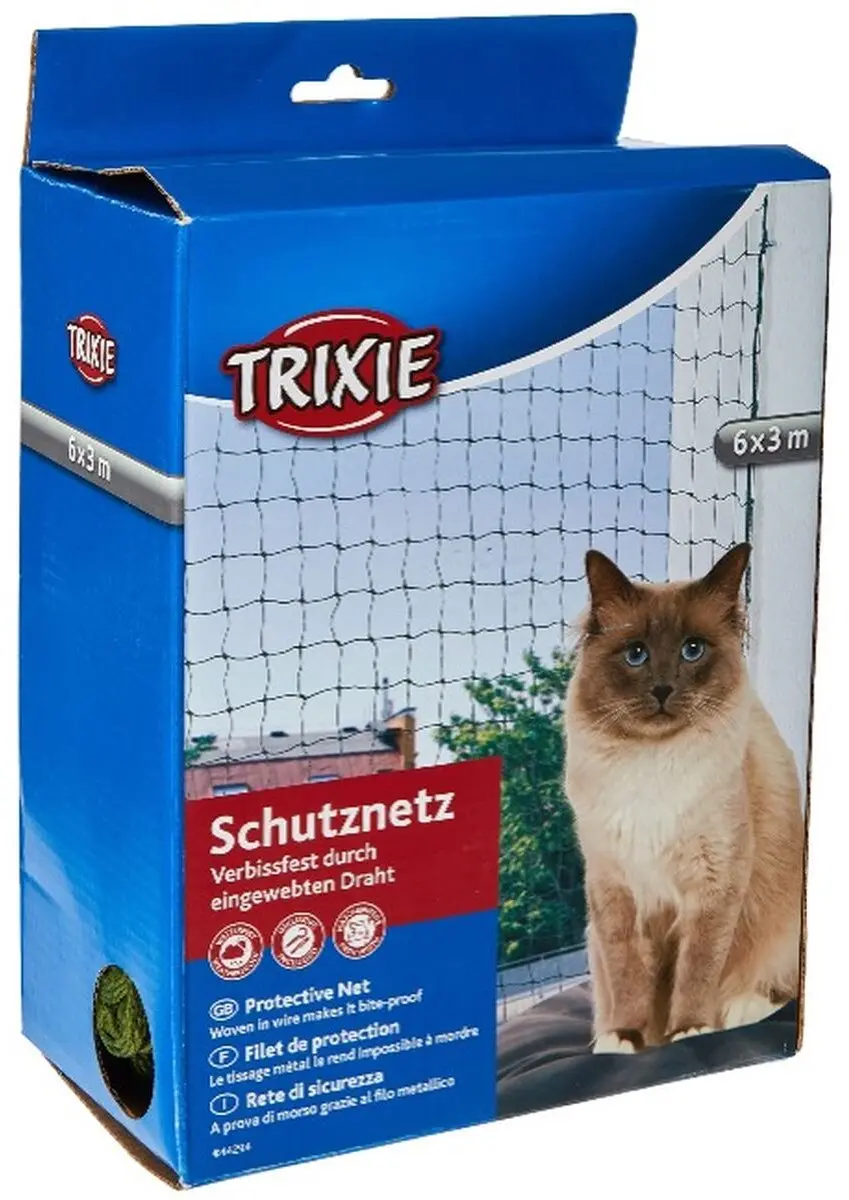 Trixie Net voor Balkon Reinforced Olijfgroen 6x3m