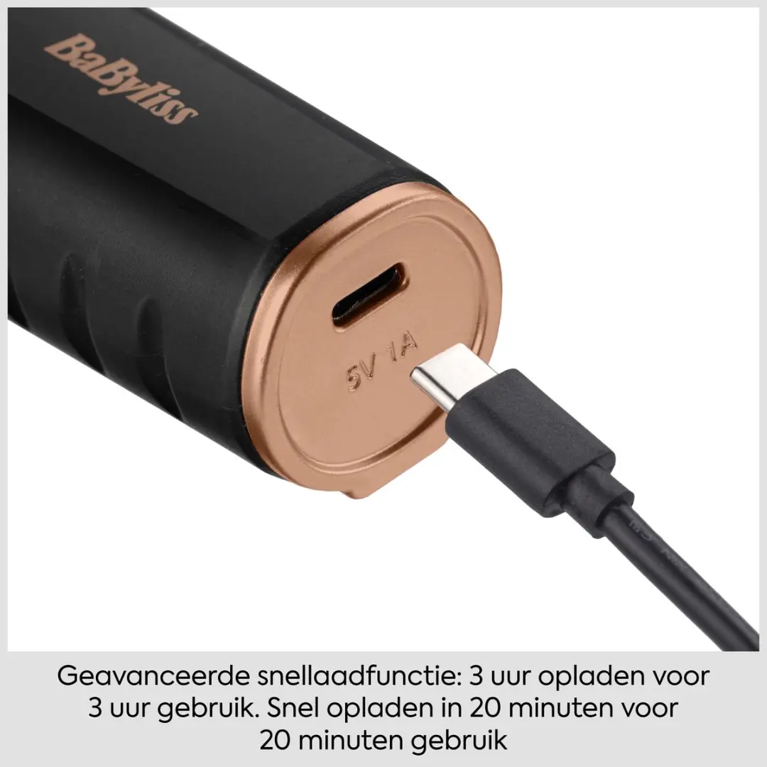 Babyliss Black Lithium MT814E Multigroomer - 11-in-1 - 6 Opzetkammen - 0.4-10mm