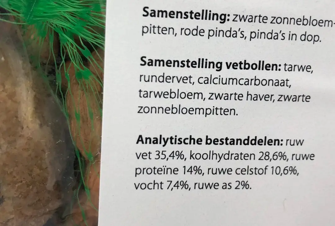 Esschert Design Vogelvoerpakket 7-delig 600g