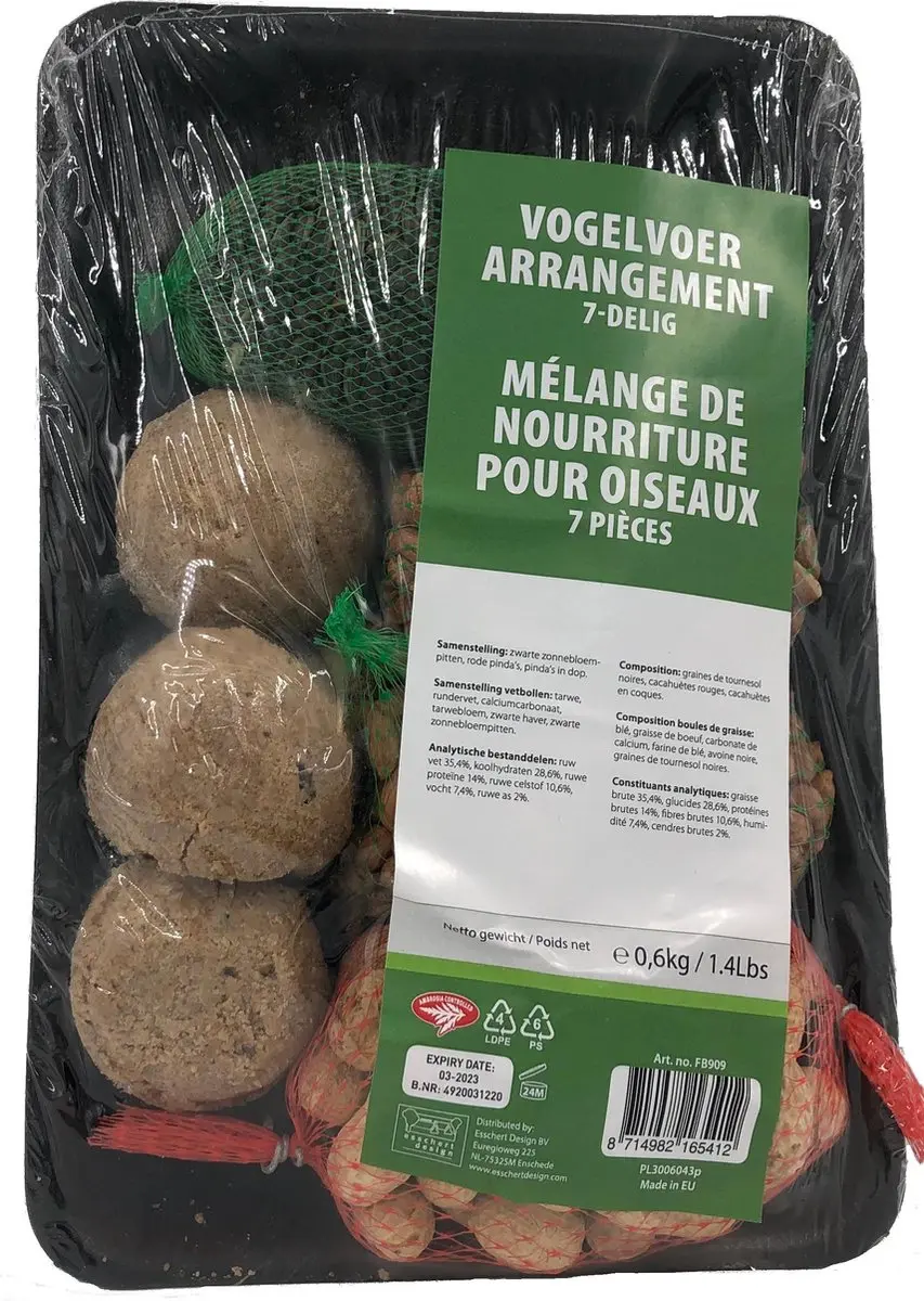 Esschert Design Vogelvoerpakket 7-delig 600g