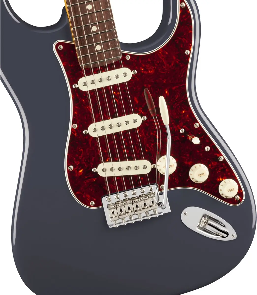 Fender American Professional Classic Stratocaster RW Faded Black - Elektrische gitaar