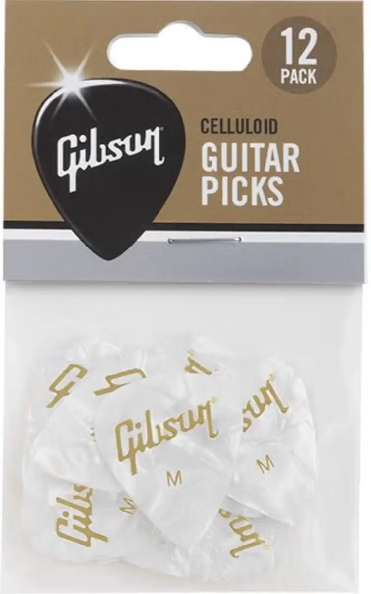 Dunlop Gibson Pearloid Plectrum Medium