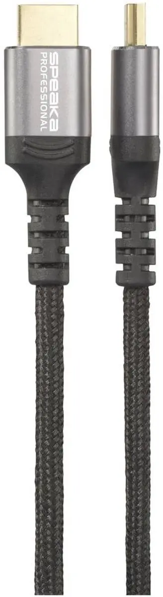 SpeaKa Professional SP-13125632 HDMI-kabel 2.00m - 8K UHD - Zwart