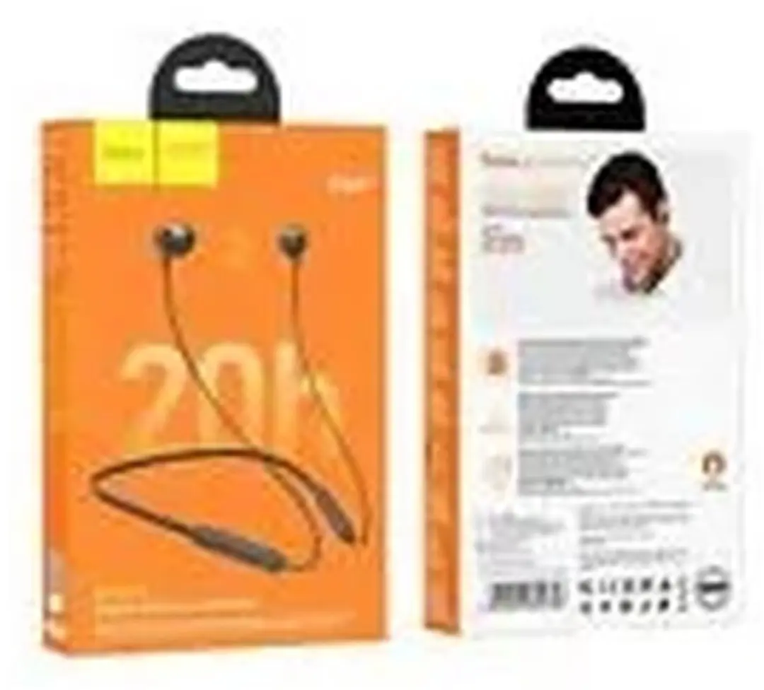 Hoco ES67 Bluetooth Oordopjes Nekband - Zwart