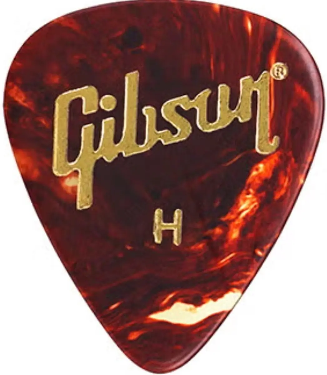 Dunlop Gibson Tortoise Plectrums - Heavy - 12 Stuks
