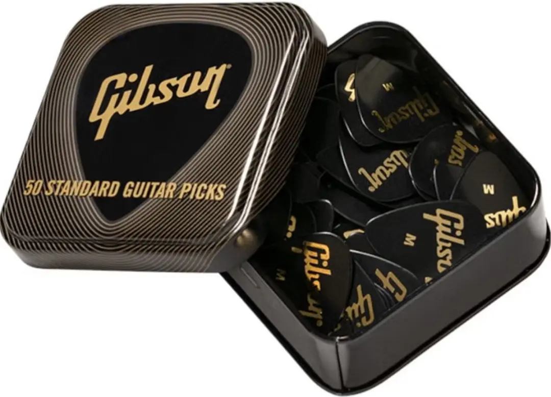 Dunlop Gibson Standaard Extra Heavy Plectrums - 50 Stuks - Zwart