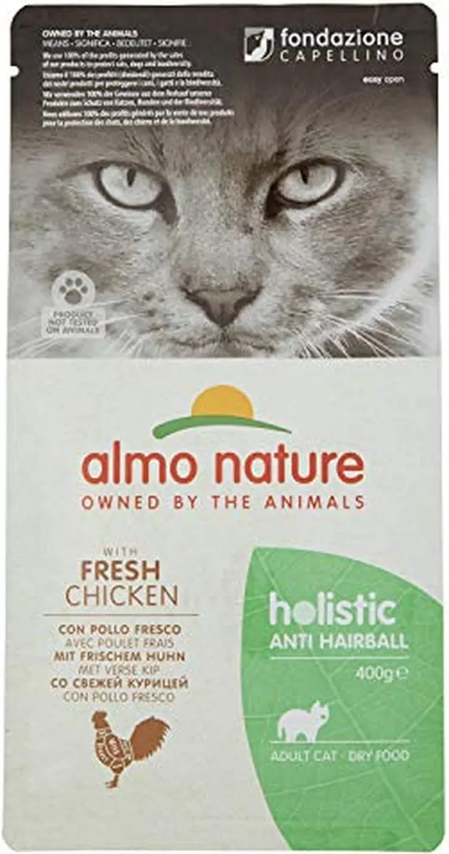 Almo Nature Holistic Kip Droogvoer Anti-Haarbal 400g