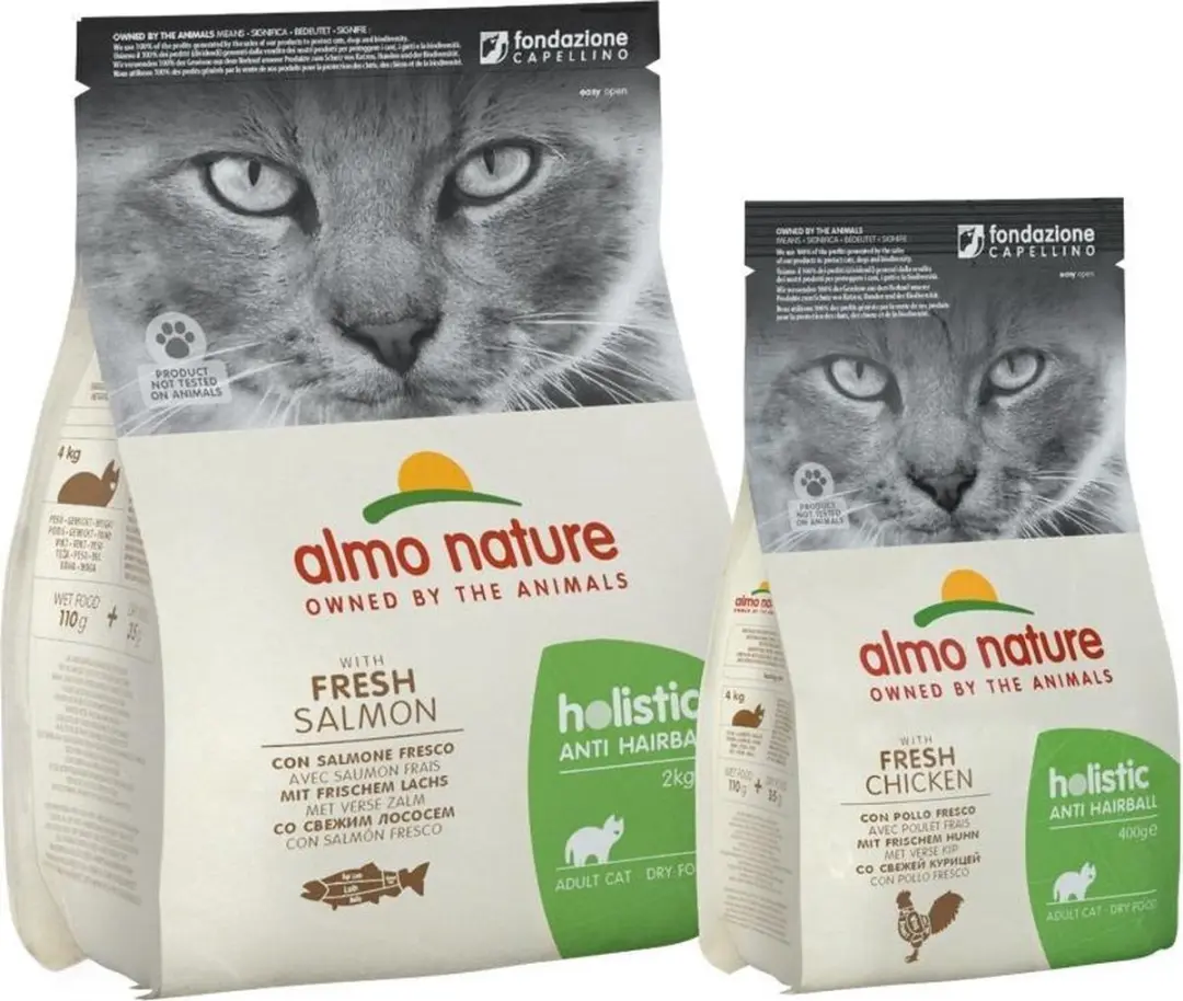 Almo Nature Holistic Kip Droogvoer Anti-Haarbal 400g