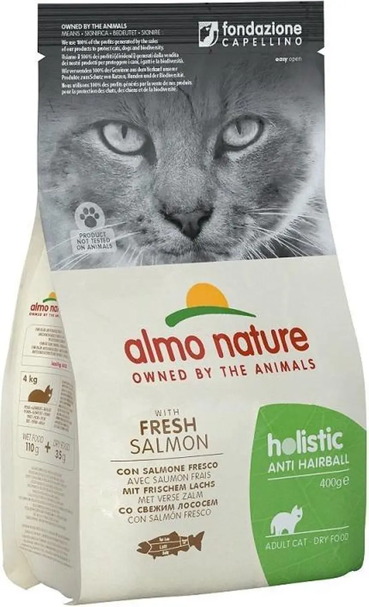 Almo Nature Holistic Kip Droogvoer Anti-Haarbal 400g