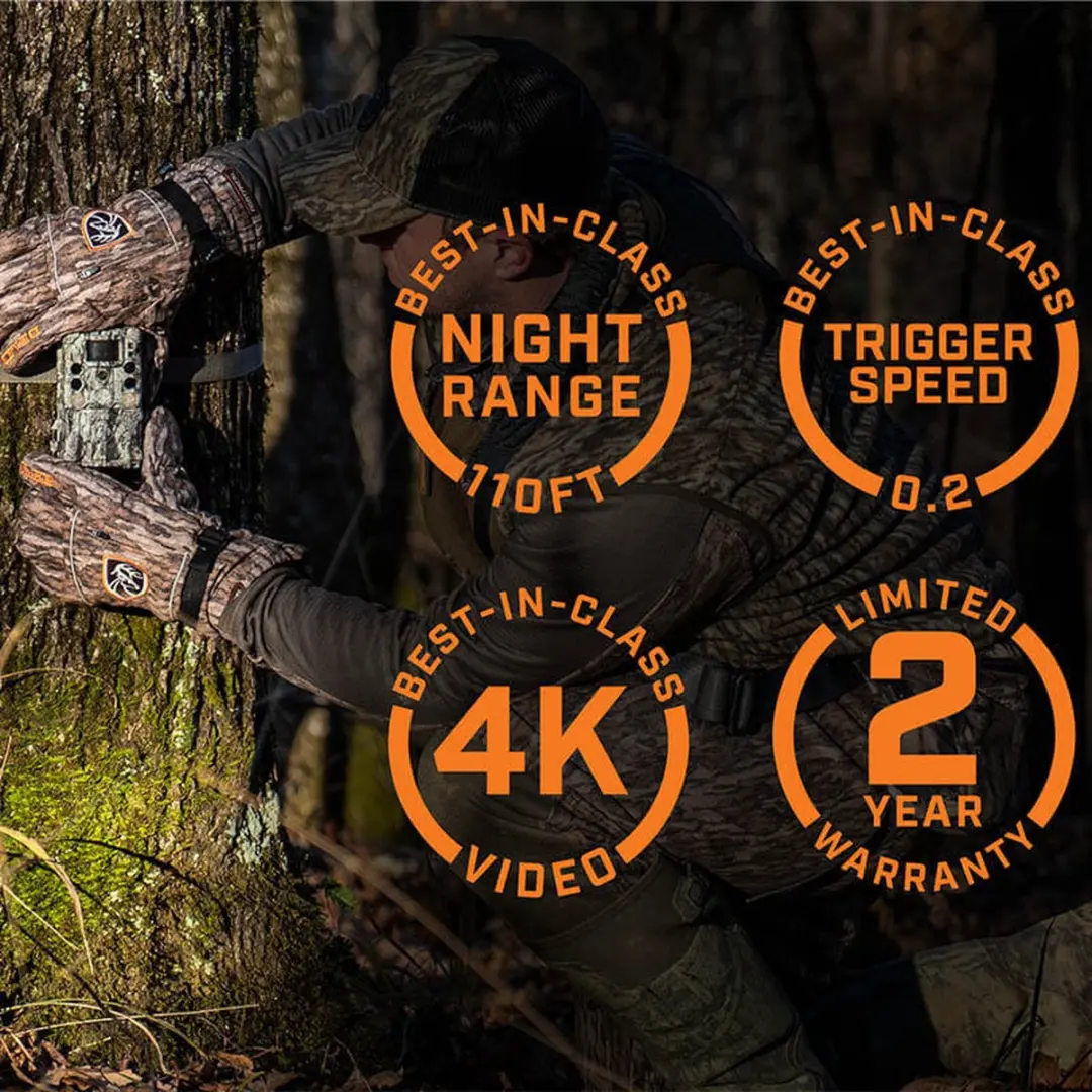 Bushnell 30MP 4K Boomcamera Camo Groen - 512GB