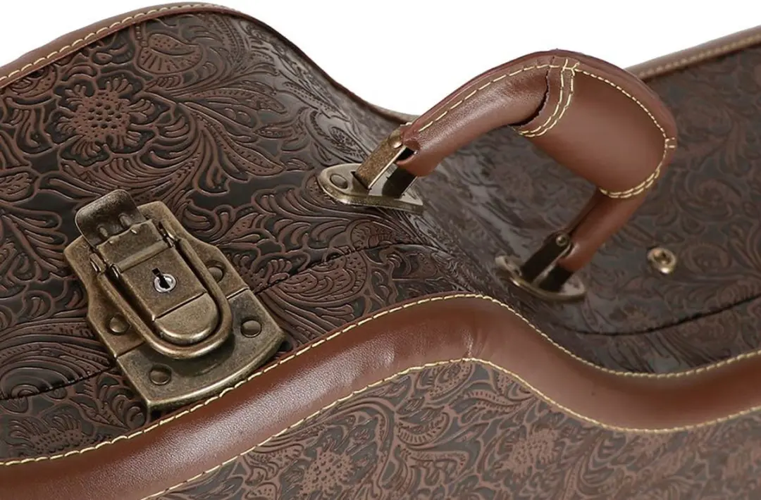 Boston Limited Edition CAC-720-D Dreadought Gitaar - Bruin/Groen - afbeelding 4 van 6