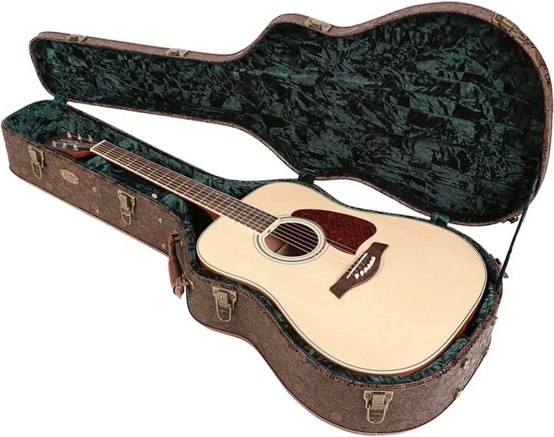 Boston Limited Edition CAC-720-D Dreadought Gitaar - Bruin/Groen - afbeelding 3 van 6