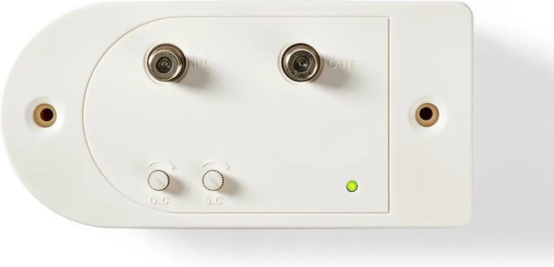 Nedis SAMP41112WT Antenneversterker 28dB - 1 Uitgang - Wit
