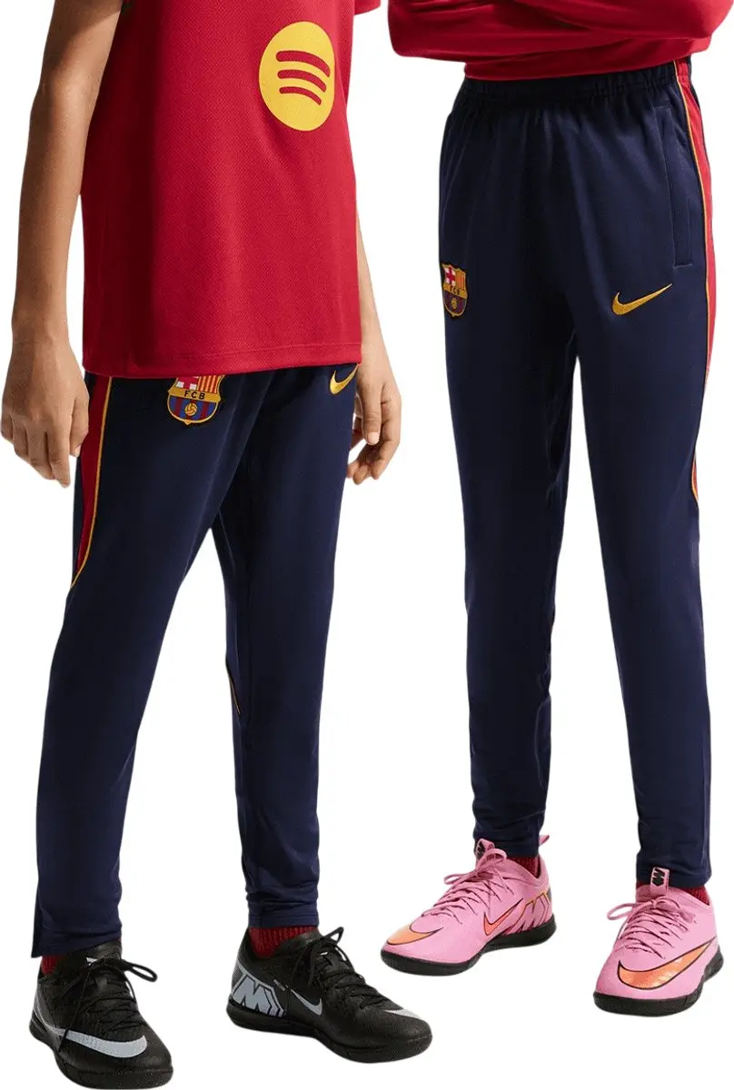 Nike FC Barcelona Strike Trainingsbroek - Maat 158 - Blauw/Rood