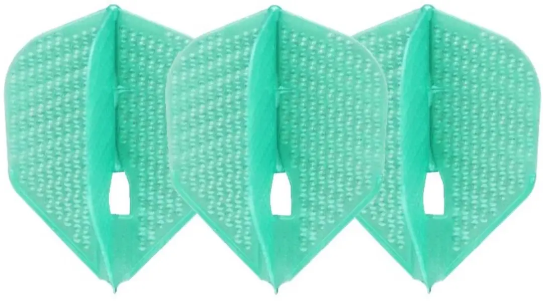 L-Style Champagne L3 Shape Dimple Pearl Emerald Dart Flights FP4372