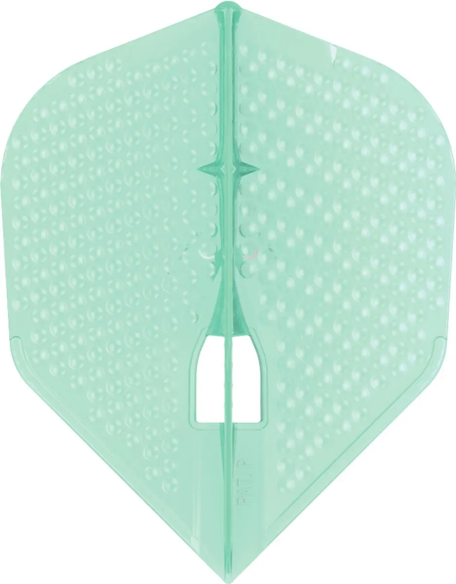 L-Style Champagne L3 Shape Dimple Pearl Emerald Dart Flights FP4372 - 3 Stuks