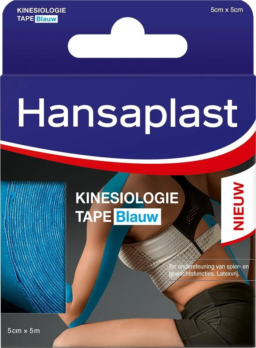 Hansaplast Kinesiologie Tape Blauw 5cm x 5m