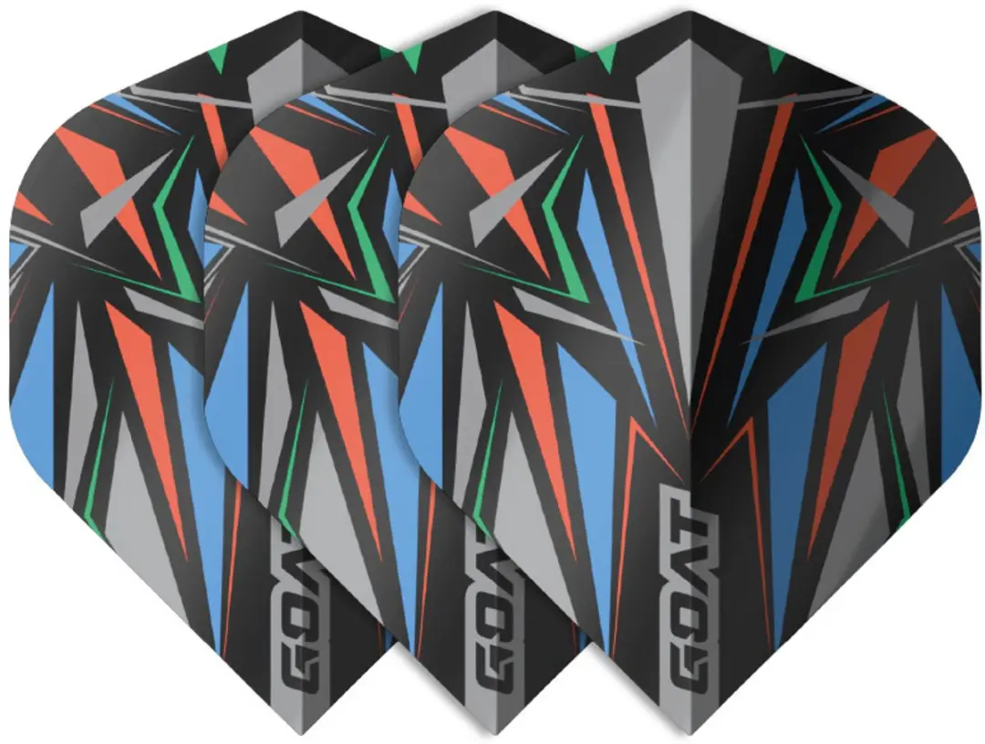 goat Athlete Black NO2 Dart Flights