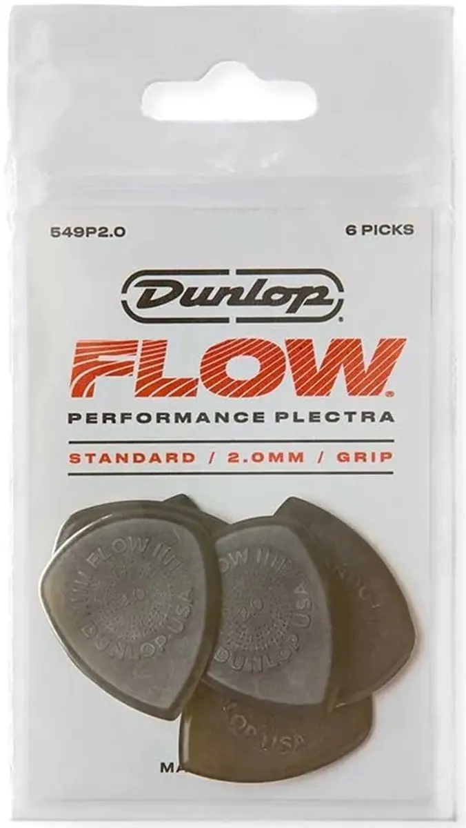 Dunlop Flow Ultex Plectrums 2,00mm - 6 Stuks