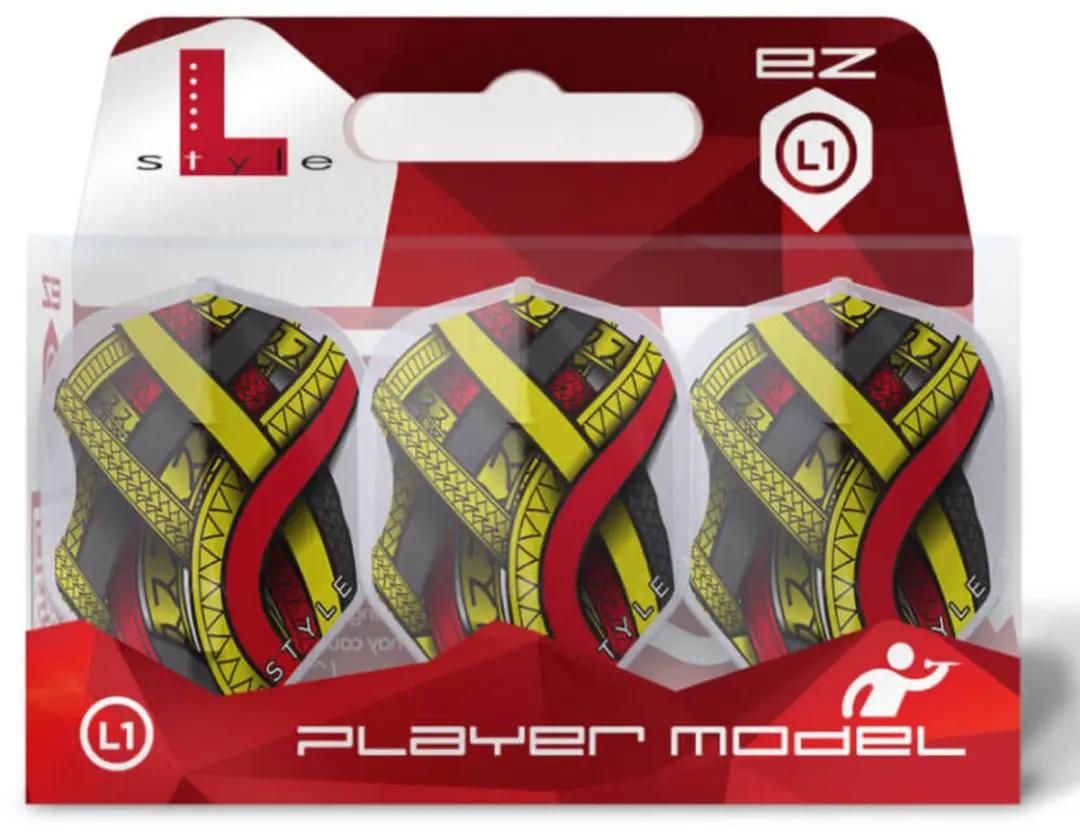 L-Style EZ L1 Mike de Decker Type A Dart Flights F11062 - 3 Stuks