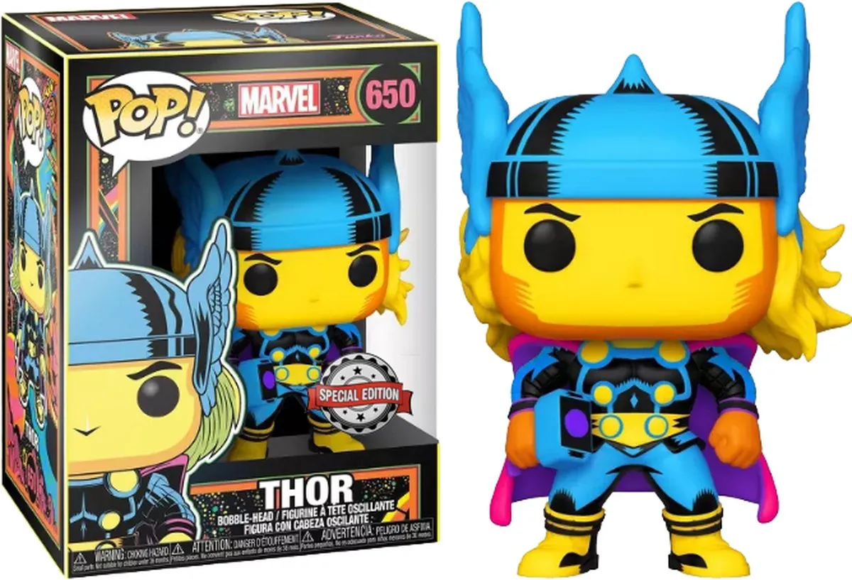 Funko Marvel Thor Special Edition Pop #650 - Multi - afbeelding 6 van 6