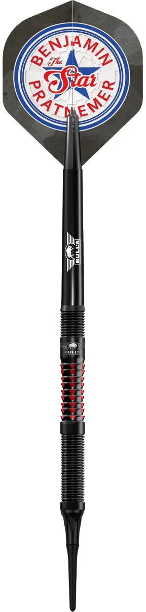 Bull's Benjamin Pratnemer 90% Soft Tip Darts - 3 Stuks