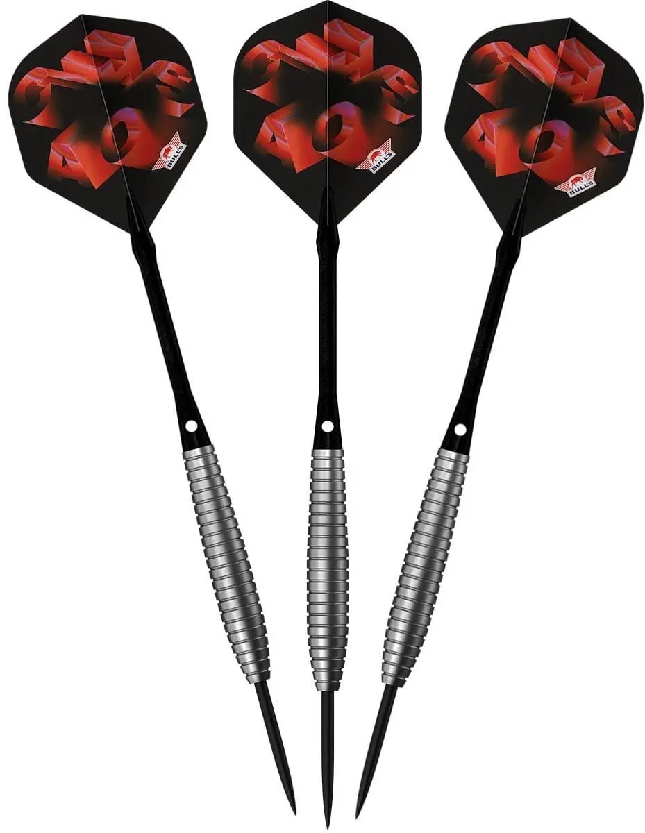 Bull's Chaos Red Dartpijlen 3 Stuks
