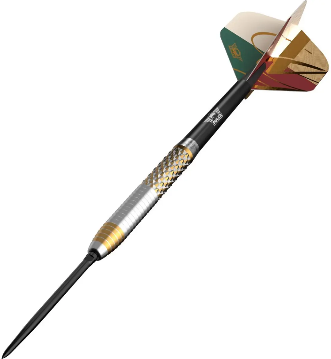 Bull's Vintago Shark Convertible Point Dartpijlen - 3 Stuks - Zilver/Goud