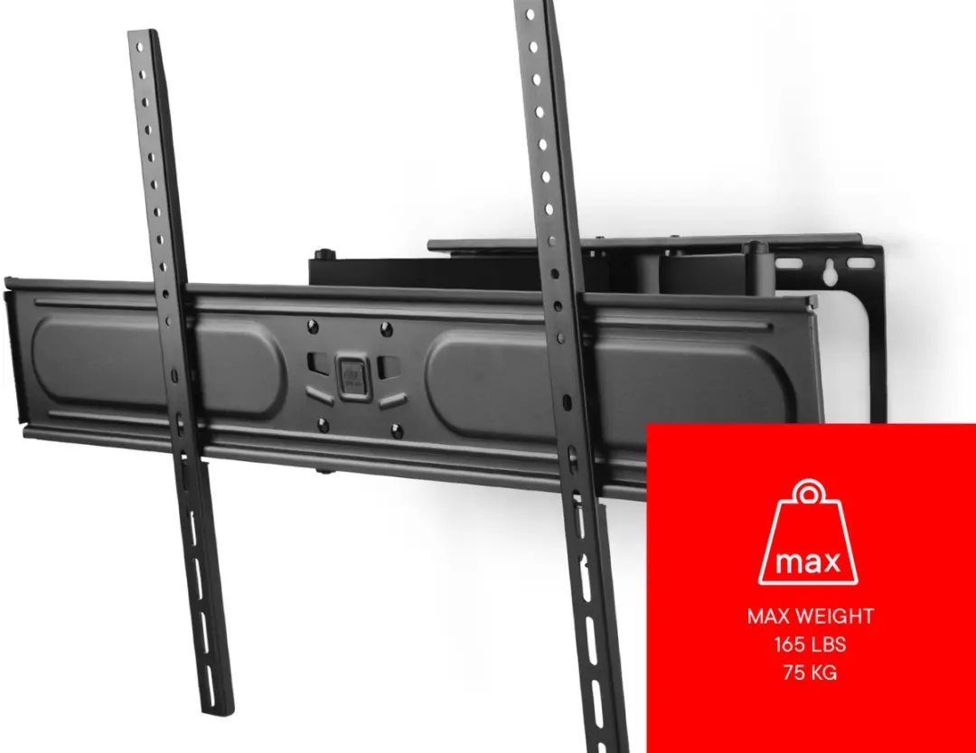 One For All WM4960 Draaibare TV Beugel - 120 Inch - 75KG - Zwart - afbeelding 6 van 6