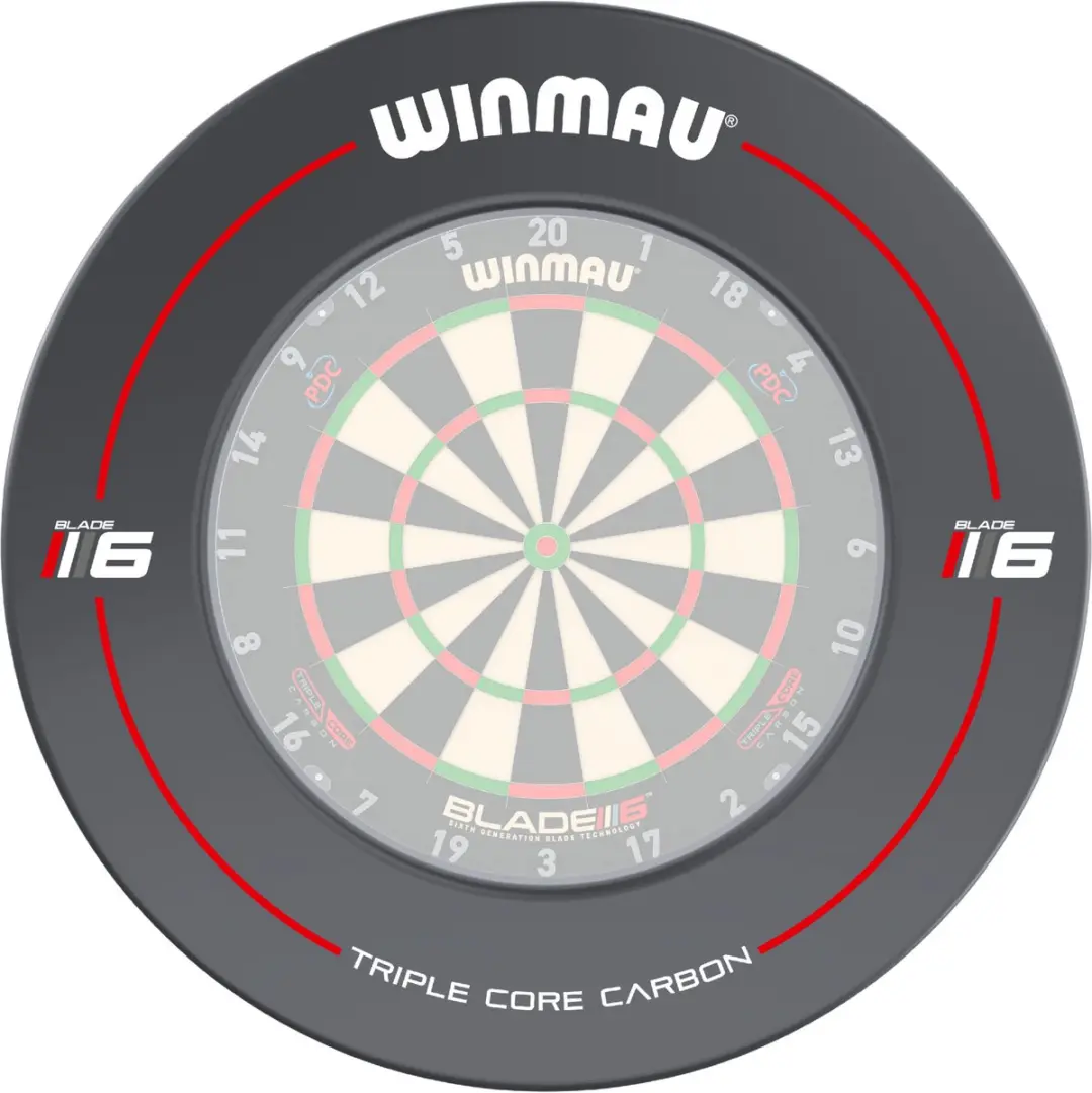 Winmau Dart Surround Blade 6 - Zwart/Grijs