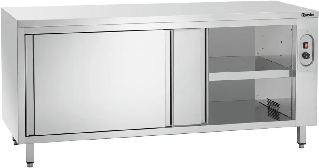 Bartscher Warmkast Schuifdeuren Tussenschap 2kW