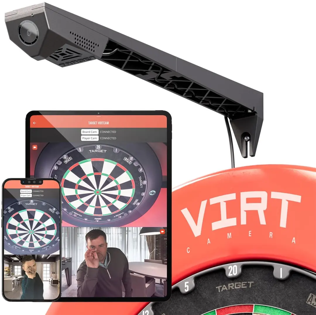 Target Virt Dartboard Camera Systeem 460008 - Zwart