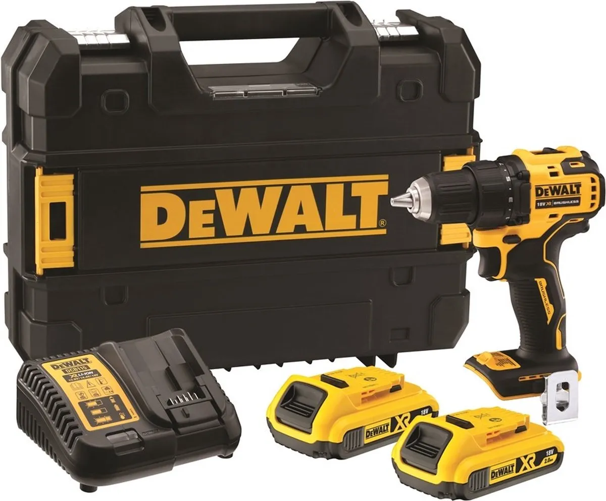 DeWalt DCD708D2T Accu-Schroefboormachine 18V - 2x 2.0Ah