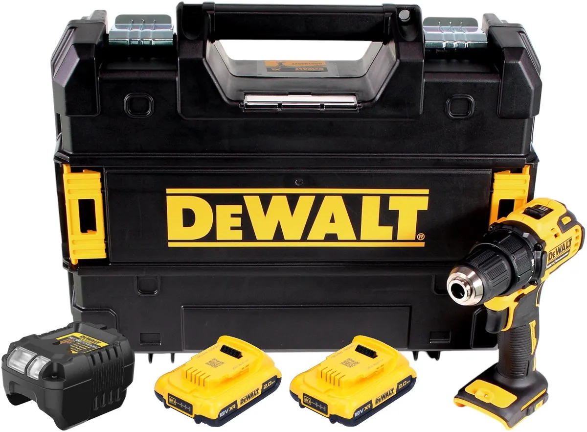 DeWalt DCD708D2T Accu-Schroefboormachine 18V - 2x 2.0Ah