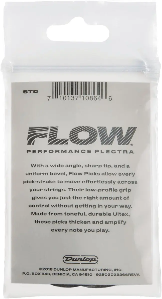 Dunlop Flow 1.50 Plectrum - 6 Stuks