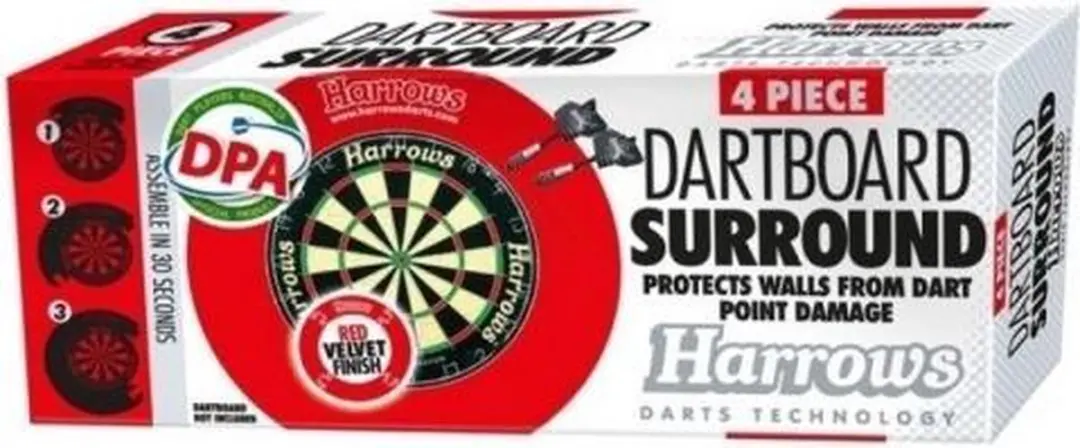 Harrows Dartbord Surround 4-delig