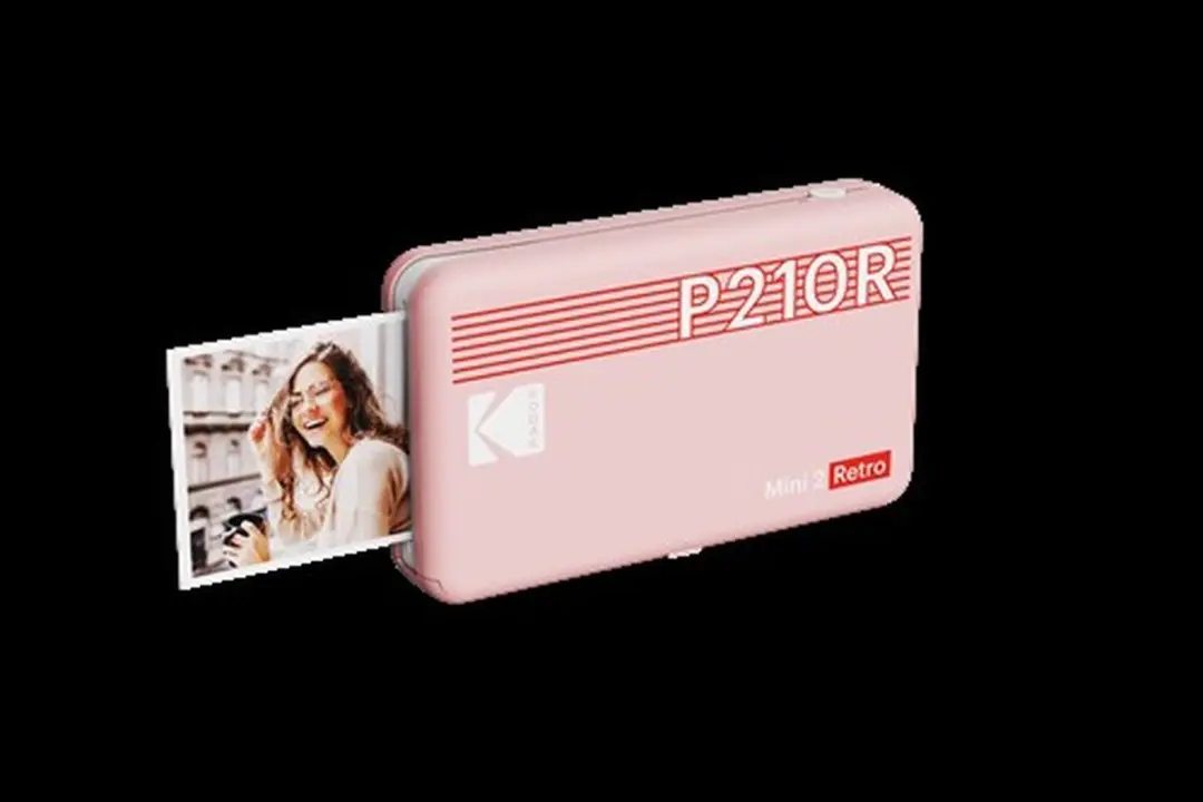 Kodak P210R Mini 2 Retro Pink Mini Fotoprinter 2.1x3.4 inch