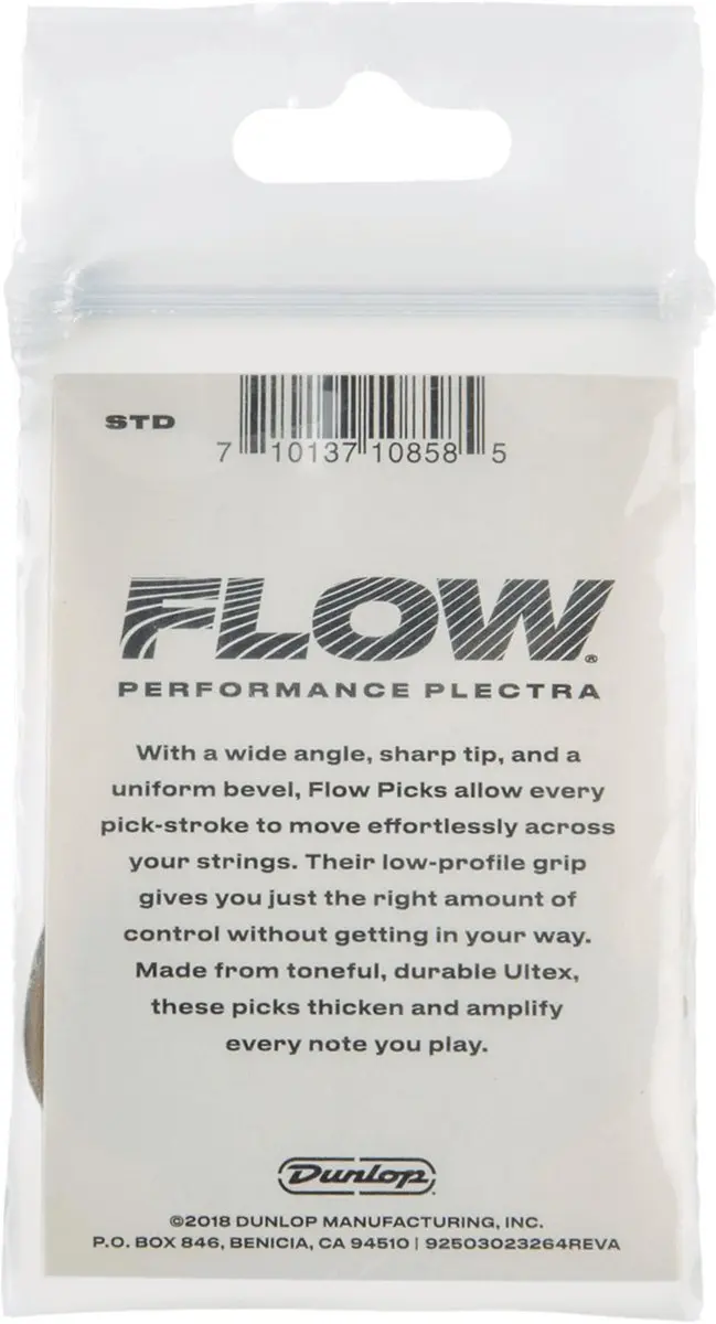Dunlop Flow Ultex Plectrums 0,88mm - 6 Stuks