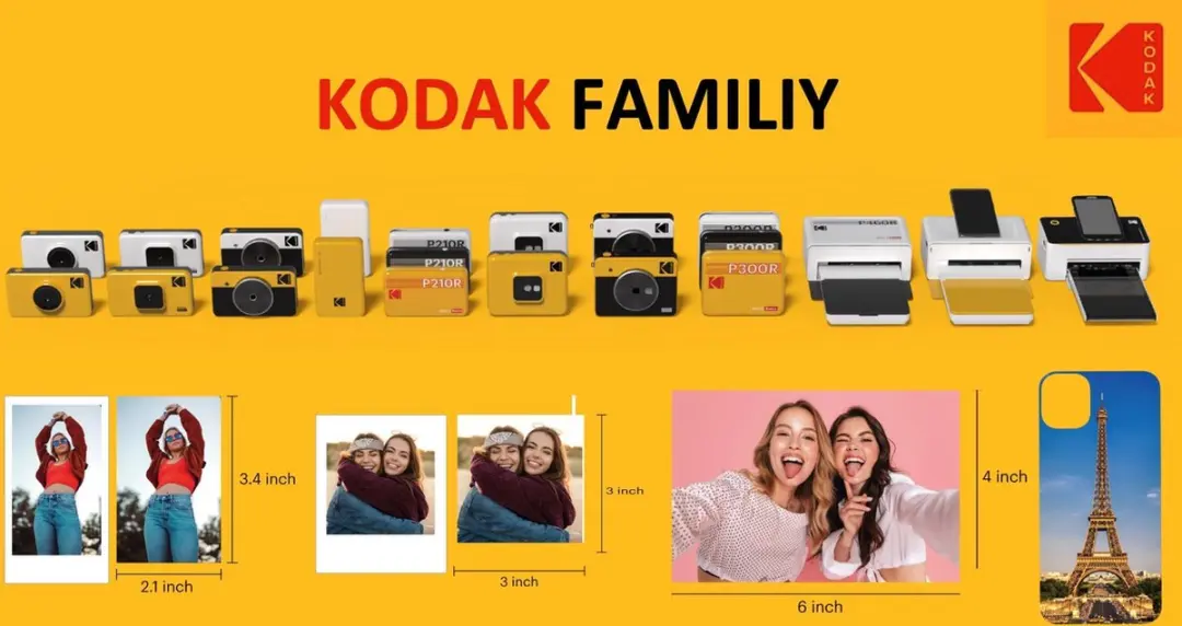 Kodak MiniShot 2 Combo - Geel - 54x86mm